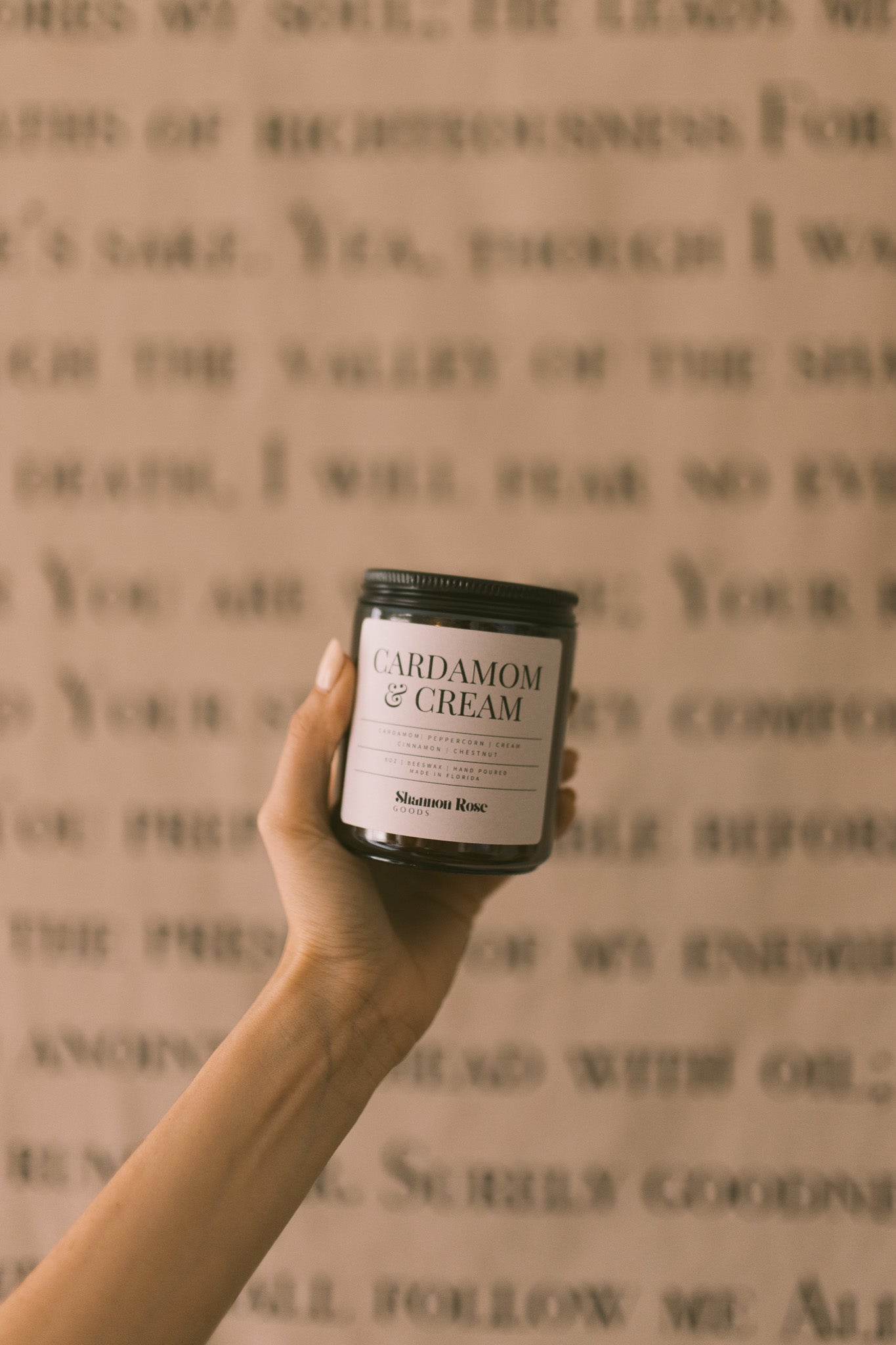 Cardamom & Cream | Beeswax Candle