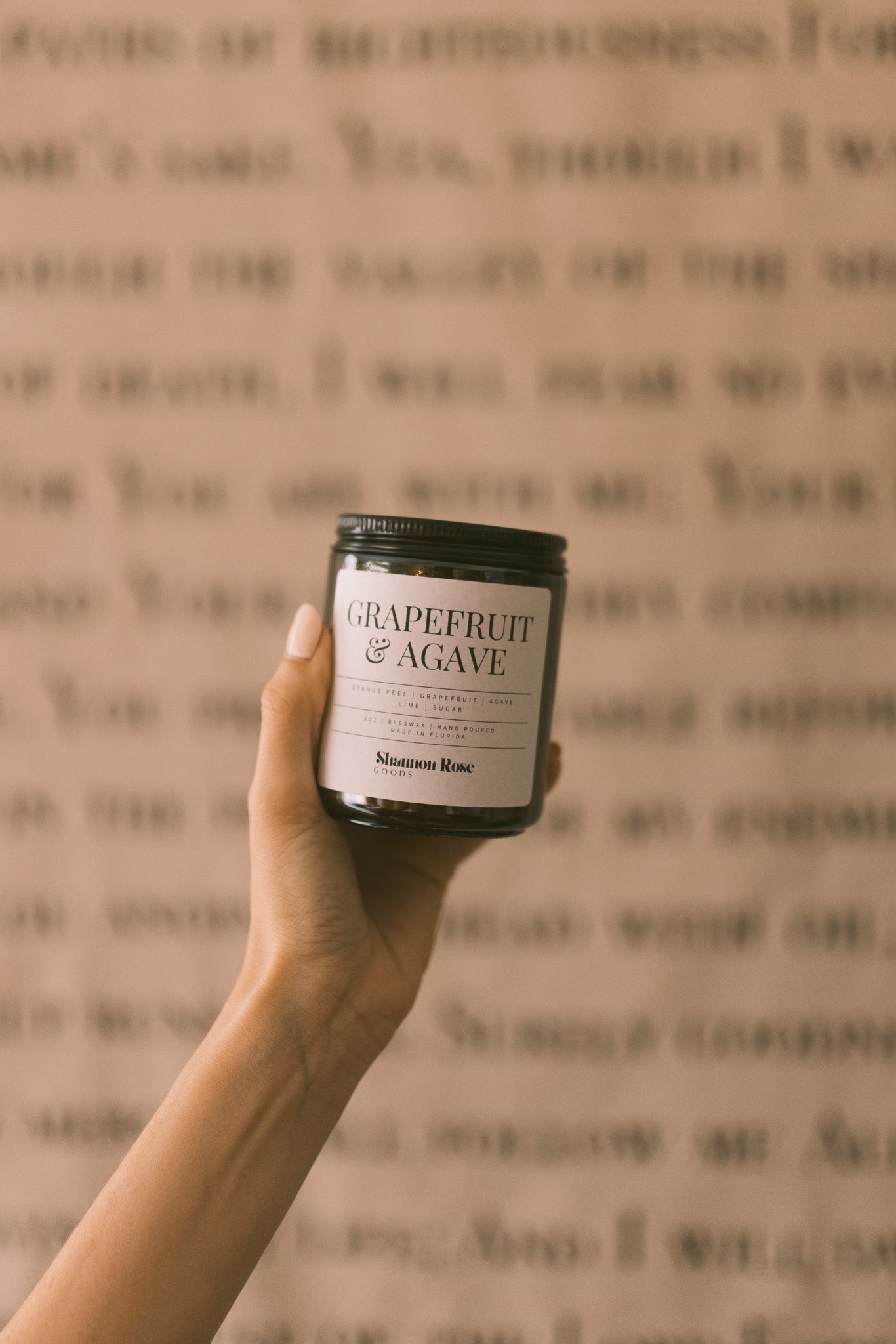 Grapefruit & Agave | Beeswax Candle