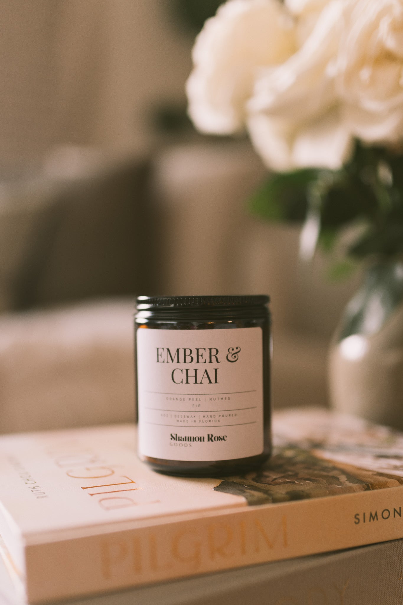 Ember & Chai | Beeswax Candle