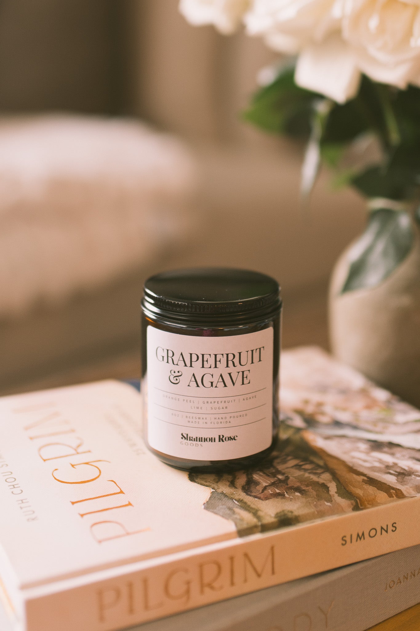 Grapefruit & Agave | Beeswax Candle